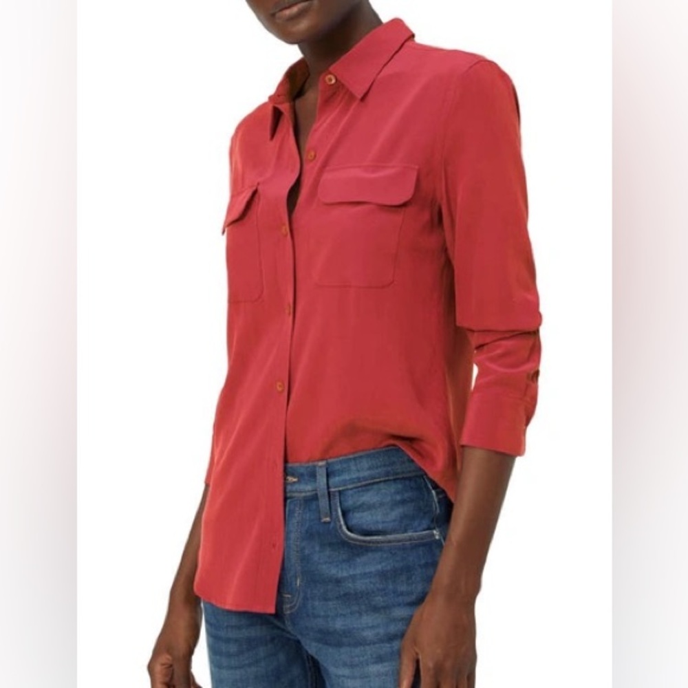 Equipment Signature Silk Shirt